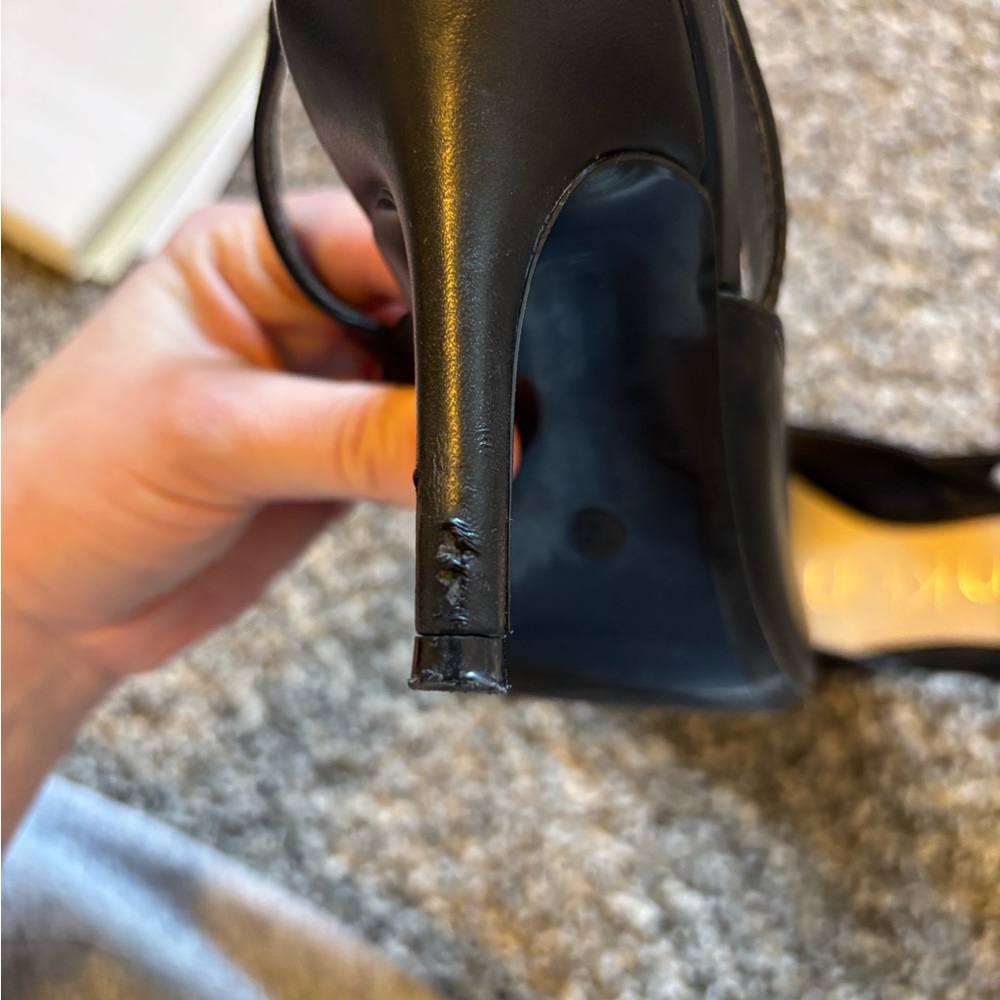 Calvin Klein Black Slingback Heels - Picture 9 of 9